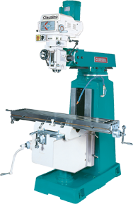 Vertical Mill - R-8 Spindle - 9 x 49'' Table Size - 3HP Motor - Benchmark Tooling