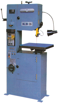 Vertical Bandsaw - #KB361; 8 x 14'' Capacity; 1HP, 1PH, 115V Motor - Benchmark Tooling