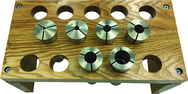 R8 Round Collet Set - 1/8 to 3/4 x 8ths - Benchmark Tooling