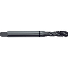 M3x0.5 D3 3 Flute Spiral Flute Semi-Bottoming Black Ring Tap-Steam Oxide - Benchmark Tooling