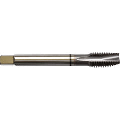 ‎1/4-20 H5 3 Flute Spiral Pointed Plug Black Ring Tap-TICN - Benchmark Tooling