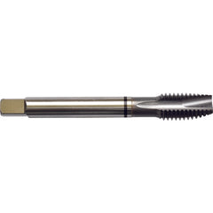 M8x1.25 D5 3 Flute Spiral Pointed Plug Black Ring Tap-TICN - Benchmark Tooling