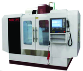 MC30 CNC Machining Center, Travels X-Axis 30",Y-Axis 18", Z-Axis 22" , Table Size 16.5" X 31.5", 25HP 220V 3PH Motor, CAT40 Spindle, Spindle Speeds 60 - 8,500 Rpm, 24 Station High Speed Arm Type Tool Changer - Benchmark Tooling