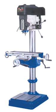 Cross Table Floor Model Drill Press - Model Number RF400HCR8 - 16'' Swing; 1-1/2HP, 3PH, 220/440V Motor - Benchmark Tooling
