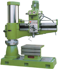 Radial Drill Press - #TPR820A - 38-1/2'' Swing; 2HP, 3PH, 220V Motor - Benchmark Tooling