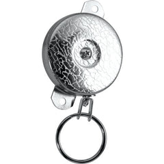 Model: 487LS-HD-48″ Stainless Steel Chain Tool Reel with Bracket Mount, Large Swivel - Large Yoke Attachment - Benchmark Tooling
