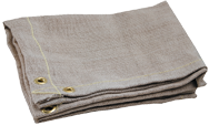8' x 10' - Tan - Toughguard Fiberglass Welding Blanket - Benchmark Tooling