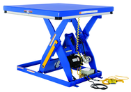 Electric Hydraulic Scissor Lift Table - Platform Size 48 x 72 - 2HP, 460V, 3 phase, 60 Hz totally enclosed motor - Benchmark Tooling