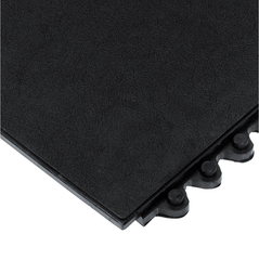 24 / Seven Floor Mat - 3' x 3' x 5/8" Thick (Black Solid All Purpose) - Benchmark Tooling