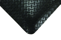 3' x 5' x 9/16" Thick Diamond Comfort Mat - Black - Benchmark Tooling