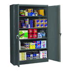 48"W x 24"D x 78"H Storage Cabinet w/400 Lb Capacity per Shelf for Lots of Heavy Duty Storage - Knocked-Down - Benchmark Tooling