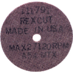 2″ × 1/8″ × 1/4″ - A80GFX - Aluminum Oxide Non-Reinforced Cut-Off Wheel - Benchmark Tooling