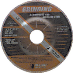 4 1/2″ × 1/4″ × 7/8″ - Aluminum Oxide A36GFX - Depressed Center Wheel - Benchmark Tooling