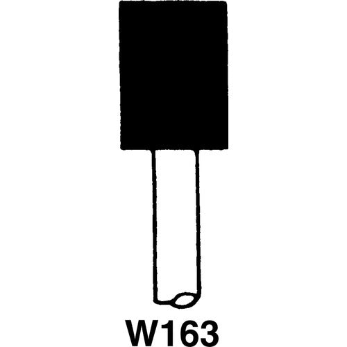 1/8″ × 3/8″ - W145 - Fine Resin Bonded Rubber Mounted Wheel - Benchmark Tooling