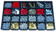 One-Piece ABS Drawer Divider Insert - 24 Compartments - For Use With Any 27" Roller Cabinet w/2" Drawers - Benchmark Tooling
