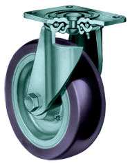 8'' Dia. - 2-1/2'' Width - Payron - Rigid - 1600 lb Capacity - Benchmark Tooling