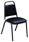 Standard Stack Chair -- 3/4" Square 19-Gauge Steel Tubing/Non-marring Plastic Glides - Benchmark Tooling