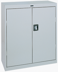 46 x 24 x 42" (Charcoal) - Counter Height Cabinet with Doors - Benchmark Tooling