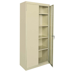 36 x 18 x 72" (Tropic Sand) - Storage Cabinet with Doors - Benchmark Tooling