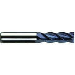 1/4" Dia. - 3/4" LOC - 2-1/2" OAL - 4 FL Carbide S/E HP End Mill-nACo - Benchmark Tooling