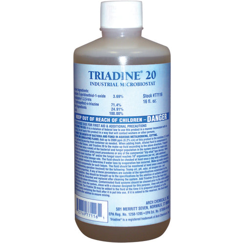 ‎Arch Triadine 20 - Bactericide and Fungicide-16 oz - Benchmark Tooling