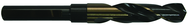 13/16" x 1/2" x 3" x 6" HSS - (M2) 118 Deg Split Point 3 Flat Gold & Black S & D Drill - Benchmark Tooling