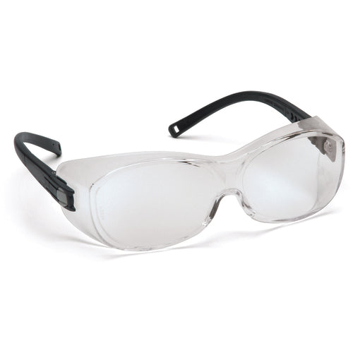 Safety Glasses - Clear Lens, Black Frame OTS Style - Benchmark Tooling