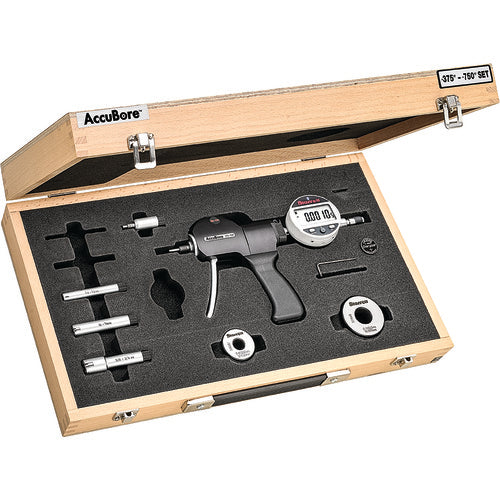 ‎Starrett S781BXTDZ AccuBore Electronic Bore Gage Set, 3-Point Contact (3/8 - 3/4″ (10-20mm) Range) and built-in Bluetooth - Exact Industrial Supply