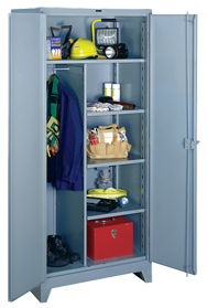 36 x 24 x 78'' (Dove Gray or Putty) - Full Height Storage Cabinet - Benchmark Tooling