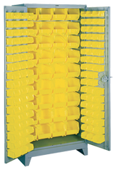 36 x 21 x 82'' (136 Bins Included) - Bin Storage Cabinet - Benchmark Tooling