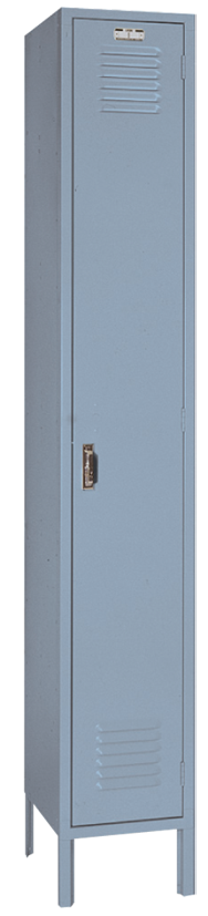 12 x 18 x 72'' (1 Openings) - 1 Wide Single Tier Locker - Benchmark Tooling