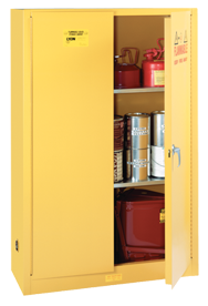 Flammable Liqiuds Storage Cabinet - #5444N 43 x 18 x 65'' (3 Shelves) - Benchmark Tooling