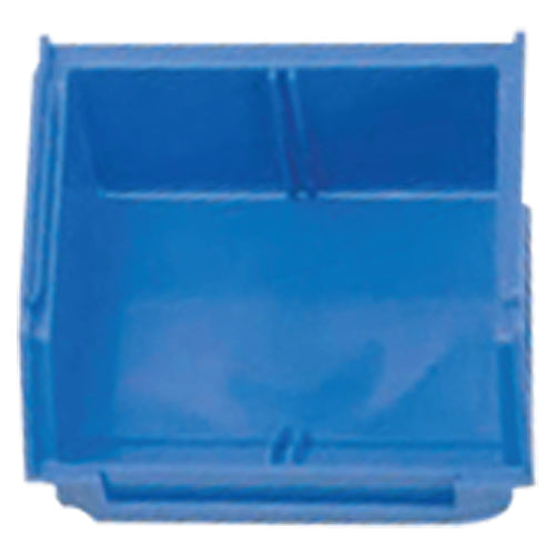 4 1/8″ × 4 1/8″D" × 3″ - Blue Plastic Bin - Benchmark Tooling