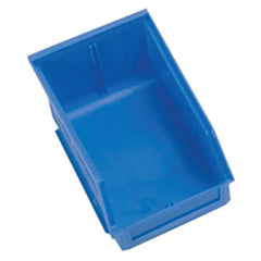 4 1/2″ × 7 1/4″D" × 5″ - Blue Plastic Bin - Benchmark Tooling