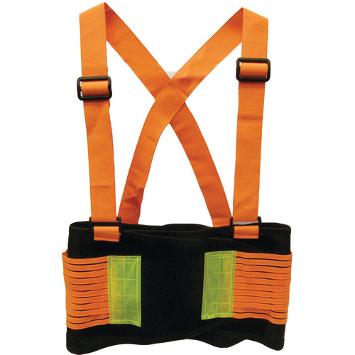 Deluxe Hi-Vis Back Support - L - Benchmark Tooling