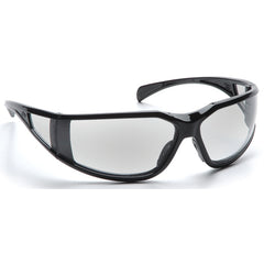 Safety Glasses - Curved Lens, Black Frame, Clear Fog Free - Benchmark Tooling
