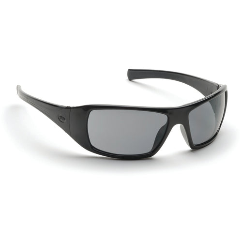 Safety Glasses - Black Frame, Gray Lens - Benchmark Tooling