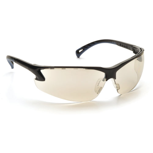 Safety Glasses - Black Frame, Indoor/Outdoor Lens - Benchmark Tooling