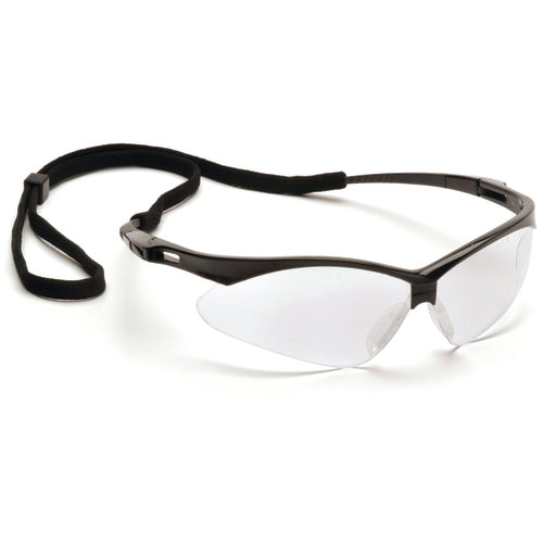 Safety Glasses - Black Frame, Clear Lens - Benchmark Tooling