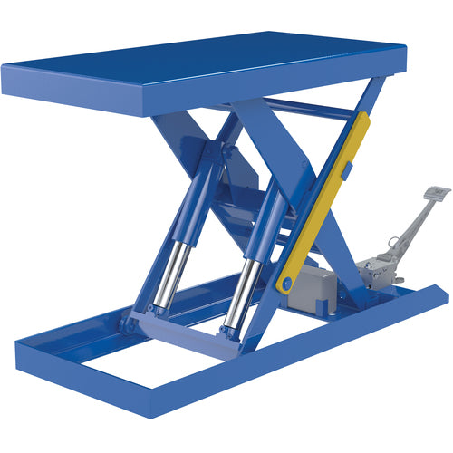 Scissor Lift Table 20 × 40 2500 Foot Pump - Exact Industrial Supply