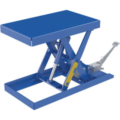 Scissor Lift Table 20 × 33 500 Foot Pump - Exact Industrial Supply