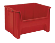 19 x 15-1/4 x 12'' - Red Stak-N-Store Bin - Benchmark Tooling