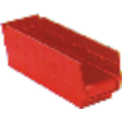 4 1/8″ × 11 5/8″ × 4″ - Red Economy Shelf Bin - Benchmark Tooling