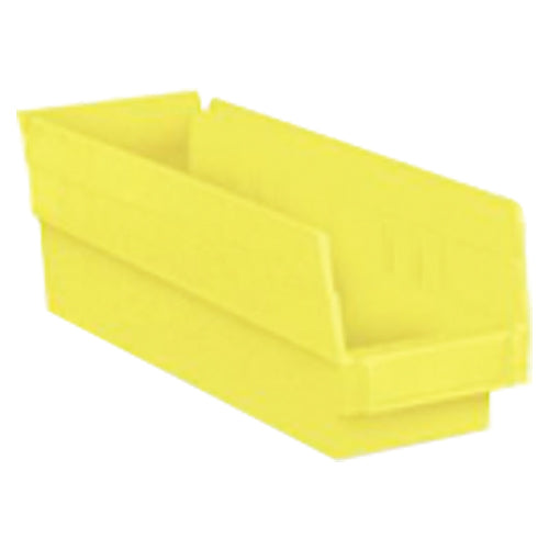 4 1/8″ × 23 5/8″ × 4″ - Yellow Economy Shelf Bin - Benchmark Tooling