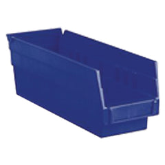 4 1/8″ × 17 7/8″ × 4″ - Blue Economy Shelf Bin - Benchmark Tooling