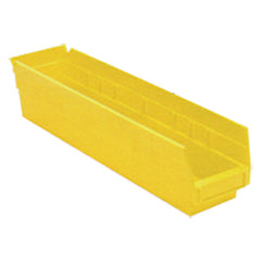 4 1/8″ × 17 7/8″ × 4″ - Yellow Economy Shelf Bin - Benchmark Tooling