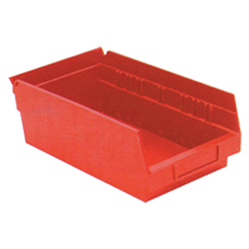 6 5/8″ × 11 5/8″ × 4″ - Red Economy Shelf Bin - Benchmark Tooling