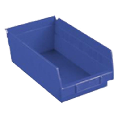 11 1/8″ × 11 5/8″ × 4″ - Blue Economy Shelf Bin - Benchmark Tooling