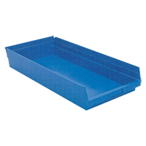 11 1/8″ × 23 5/8″ × 4″ - Blue Economy Shelf Bin - Benchmark Tooling