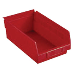 11 1/8″ × 17 7/8″ × 4″ - Red Economy Shelf Bin - Benchmark Tooling